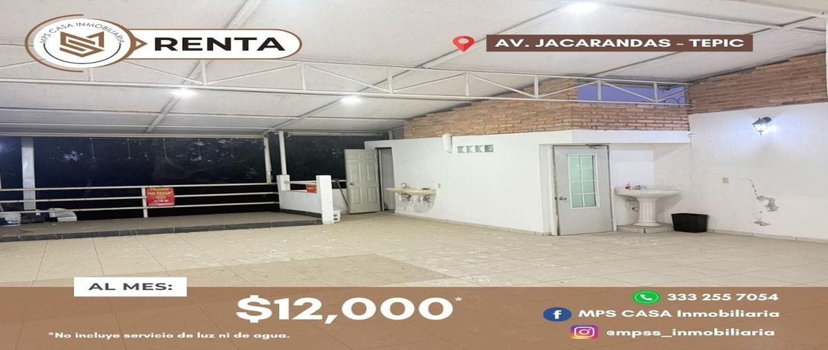 Foto de local en renta en jacarandas , san juan, tepic, nayarit, 0 No. 01