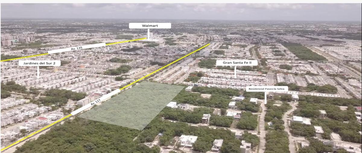 Foto de terreno habitacional en venta en  , jardines del sur, benito juárez, quintana roo, 27319692 No. 01