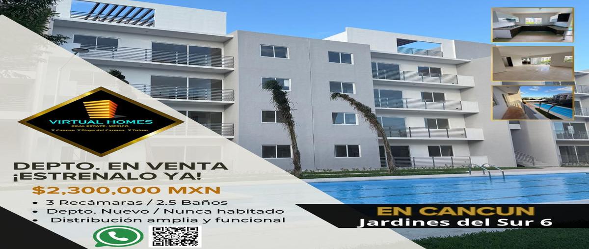 Foto de departamento en , jardines del sur, benito juárez, quintana roo, 0 foto 01 Foto de departamento en venta en , jardines del sur, benito juárez, quintana roo, 0 No. 01