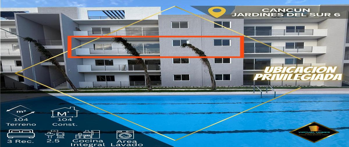 Foto de departamento en , jardines del sur, benito juárez, quintana roo, 0 foto 02 Foto de departamento en venta en , jardines del sur, benito juárez, quintana roo, 0 No. 02