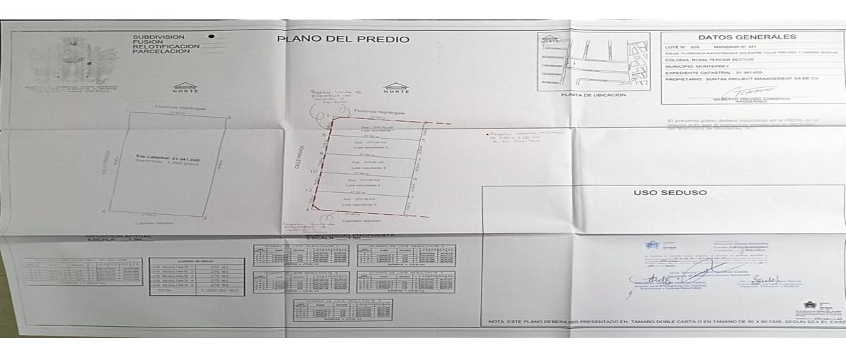 Foto de terreno habitacional en venta en  , jardines roma, monterrey, nuevo león, 0 No. 03