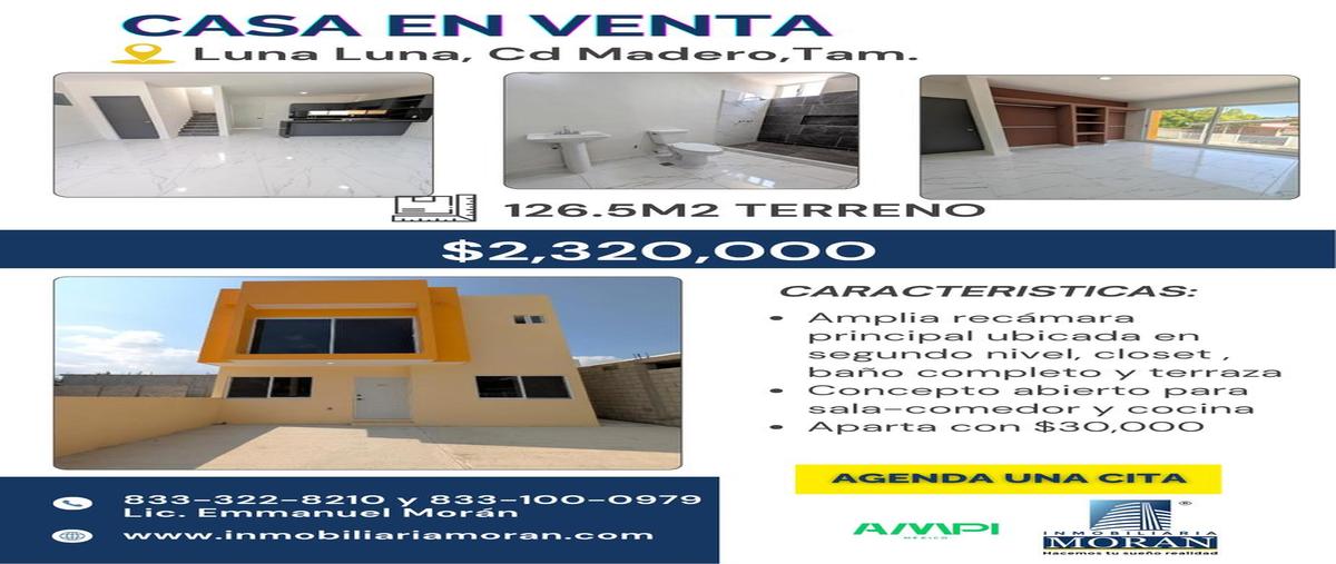 Foto de casa en , jesús luna luna, ciudad madero, tamaulipas, 29824971 foto 01 Foto de casa en venta en , jesús luna luna, ciudad madero, tamaulipas, 29824971 No. 01