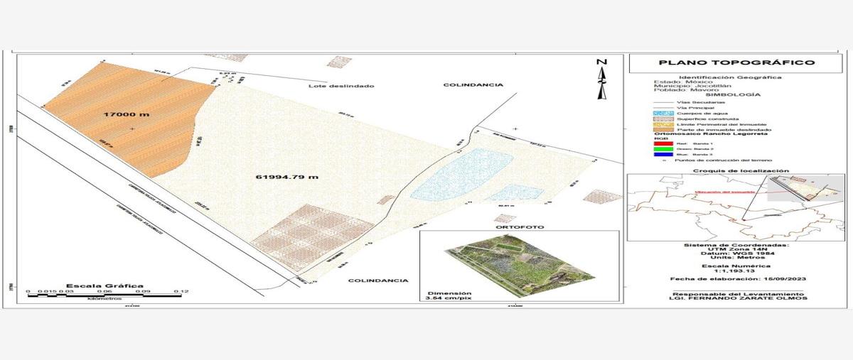 Foto de terreno habitacional en venta en jocotitlan , santa clara, jocotitlán, méxico, 21973015 No. 03