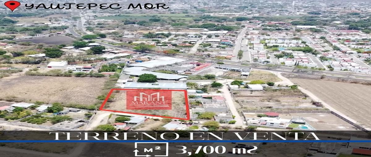 Foto de terreno habitacional en venta en  , jovito serrano, yautepec, morelos, 0 No. 01