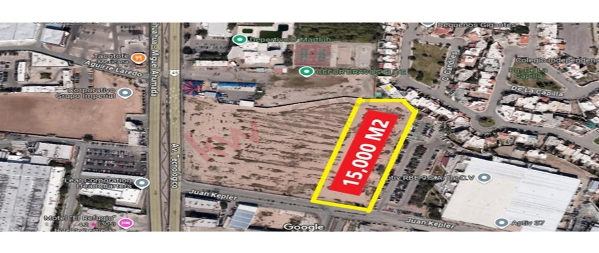 Foto de terreno habitacional en venta en juan kepler , partido iglesias, juárez, chihuahua, 28271140 No. 01