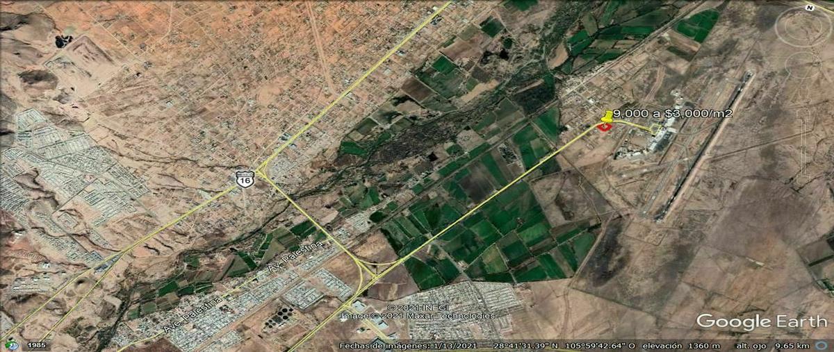 Foto de terreno comercial en venta en juan pablo ii , aeropuerto, chihuahua, chihuahua, 16000871 No. 03