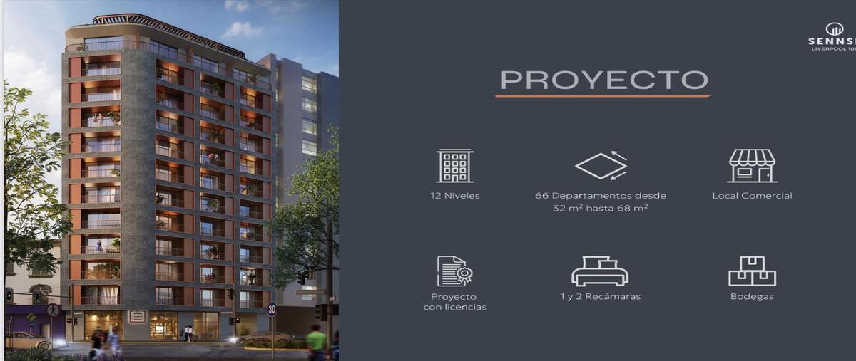 Foto de departamento en venta en  , juárez, cuauhtémoc, df / cdmx, 28972299 No. 03