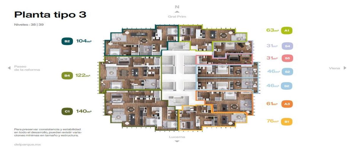 Foto de departamento en venta en  , juárez, cuauhtémoc, df / cdmx, 0 No. 04