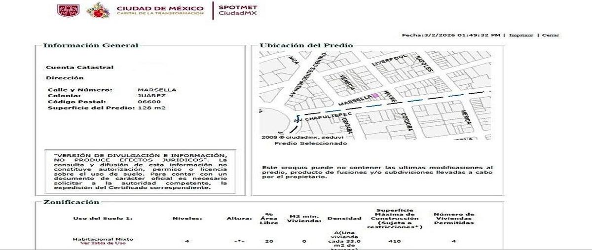 Foto de terreno habitacional en , juárez, cuauhtémoc, df / cdmx, 30872480 foto 05 Foto de terreno habitacional en venta en , juárez, cuauhtémoc, df / cdmx, 30872480 No. 05