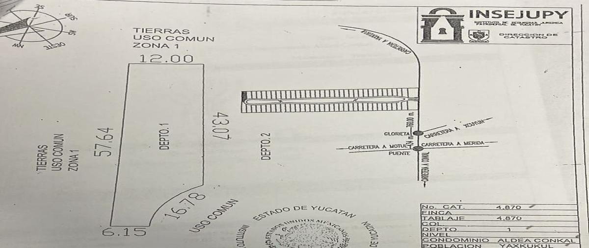 Foto de terreno habitacional en kilometro 1.2 carretera conkal-yaxkukul , yaxkukul, yaxkukul, yucatán, 27826666 foto 02 Foto de terreno habitacional en venta en kilometro 1.2 carretera conkal-yaxkukul , yaxkukul, yaxkukul, yucatán, 27826666 No. 02