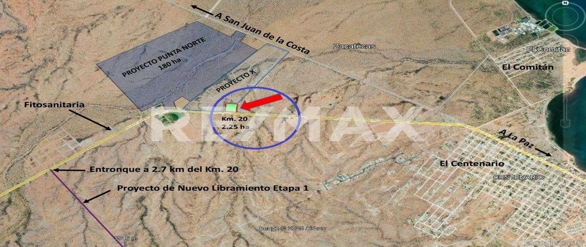 Foto de terreno comercial en venta en kilometro 20 carretera al norte, el centenario, la paz , el centenario, la paz, baja california sur, 0 No. 05