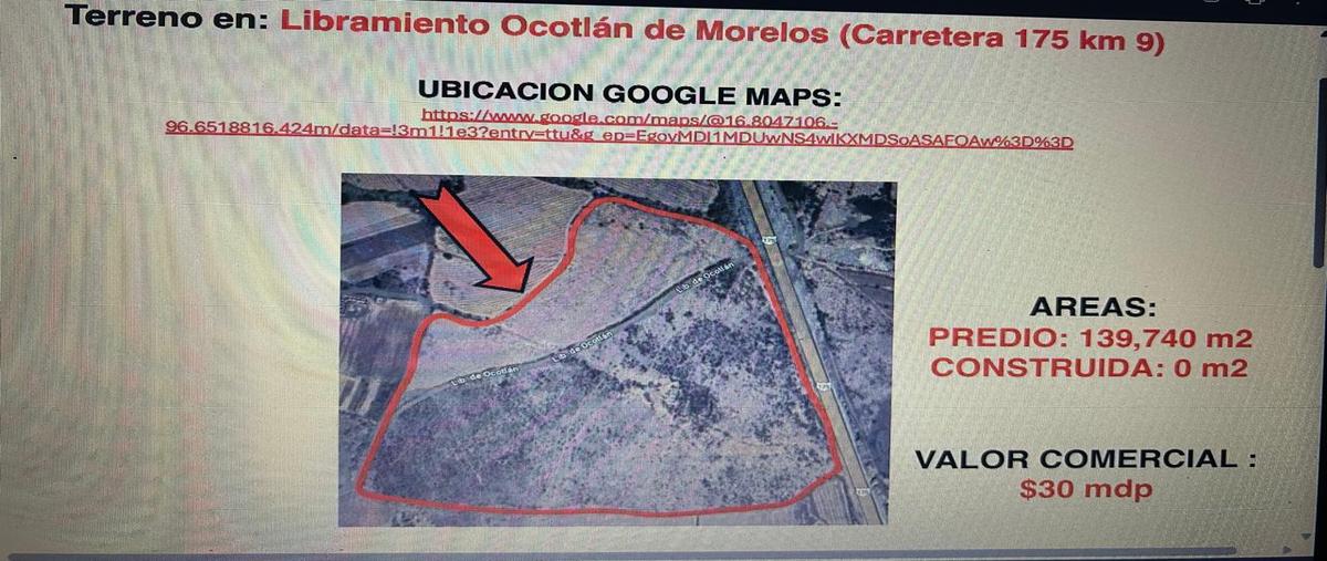 Foto de terreno comercial en kilometro 9 , ocotlan de morelos centro, ocotlán de morelos, oaxaca, 30371789 foto 03 Foto de terreno comercial en venta en kilometro 9 , ocotlan de morelos centro, ocotlán de morelos, oaxaca, 30371789 No. 03