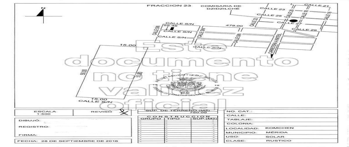 Foto de terreno habitacional en venta en  , komchen, mérida, yucatán, 30710278 No. 05