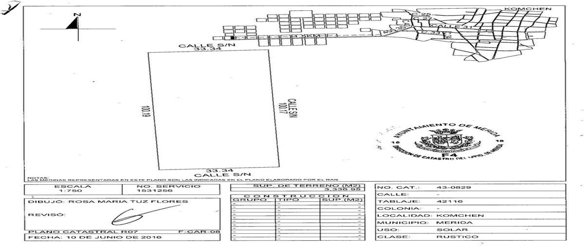 Foto de terreno habitacional en venta en  , komchen, mérida, yucatán, 30710289 No. 03