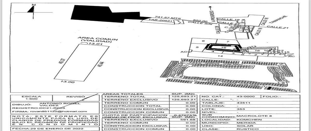 Foto de terreno habitacional en venta en  , komchen, mérida, yucatán, 0 No. 05