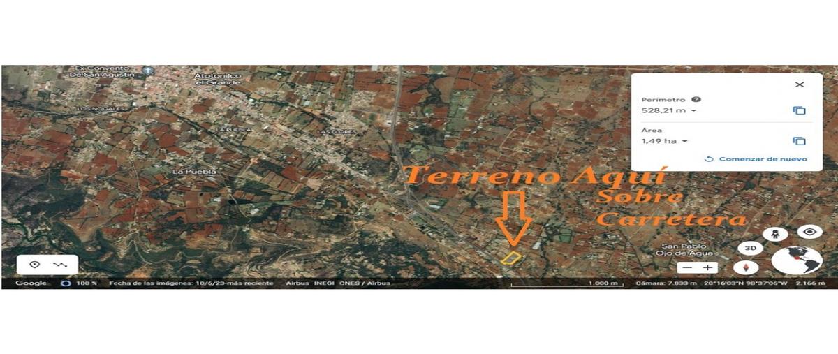Foto de terreno habitacional en venta en  , la cruz (barrio de la cruz), atotonilco el grande, hidalgo, 26231705 No. 03