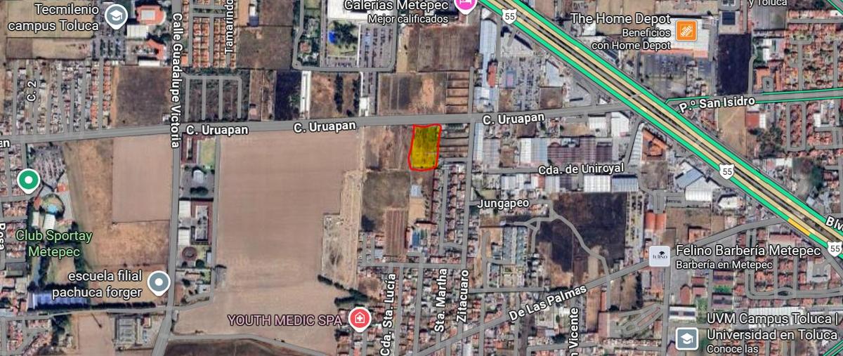Foto de terreno habitacional en renta en  , la michoacana, metepec, méxico, 0 No. 03