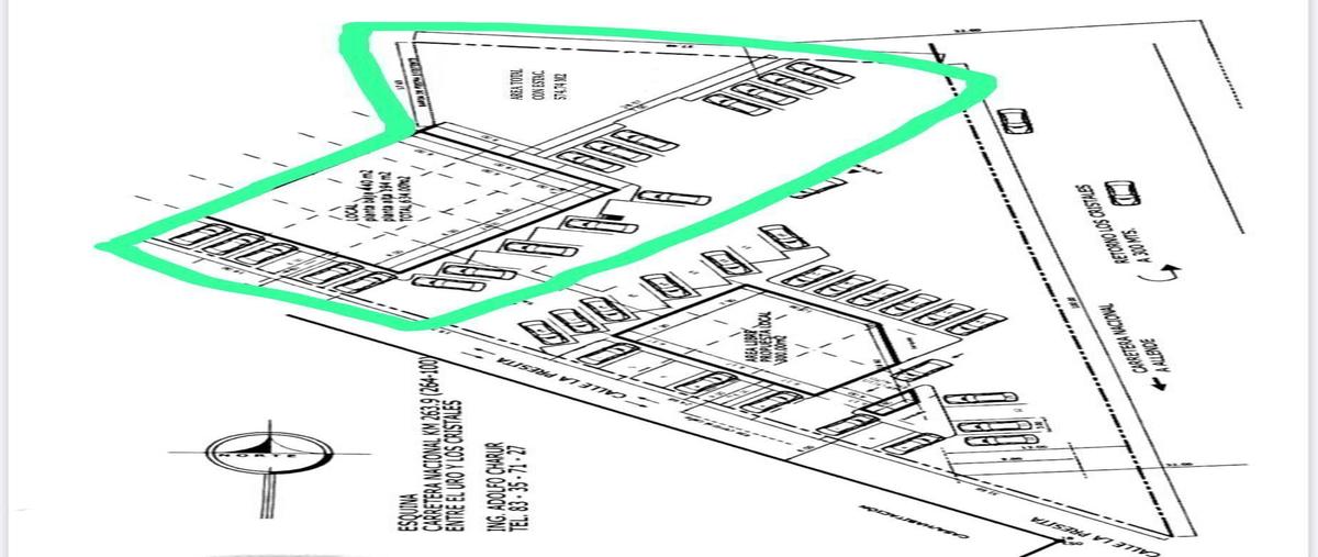 Foto de terreno comercial en renta en la presitamonterreynuevo león , el uro, monterrey, nuevo león, 30222080 No. 01
