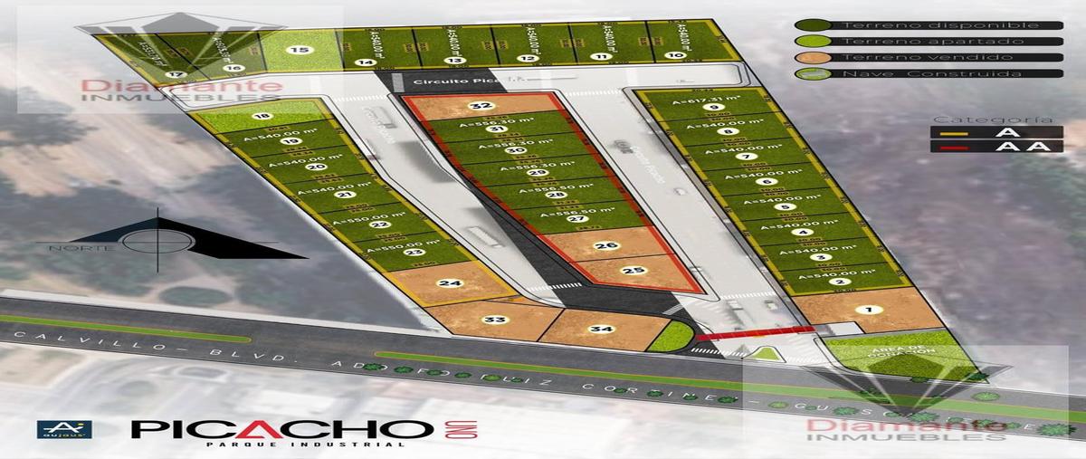 Foto de terreno industrial en venta en  , la trinidad, aguascalientes, aguascalientes, 0 No. 03