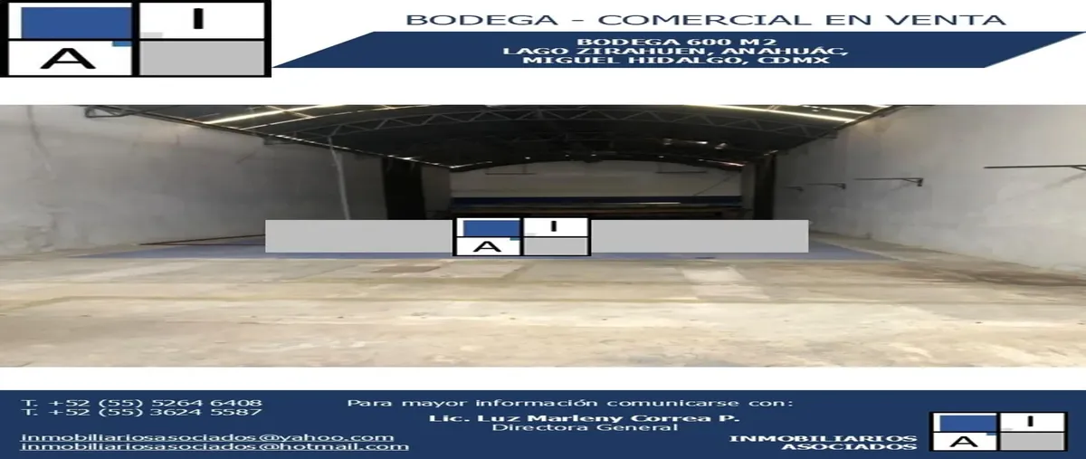 Foto de bodega en venta en lago zirahuen , anahuac i sección, miguel hidalgo, df / cdmx, 30146993 No. 01