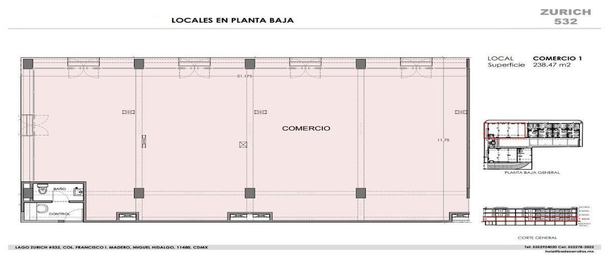 Foto de local en venta en lago zúrich , francisco i madero, miguel hidalgo, df / cdmx, 0 No. 03