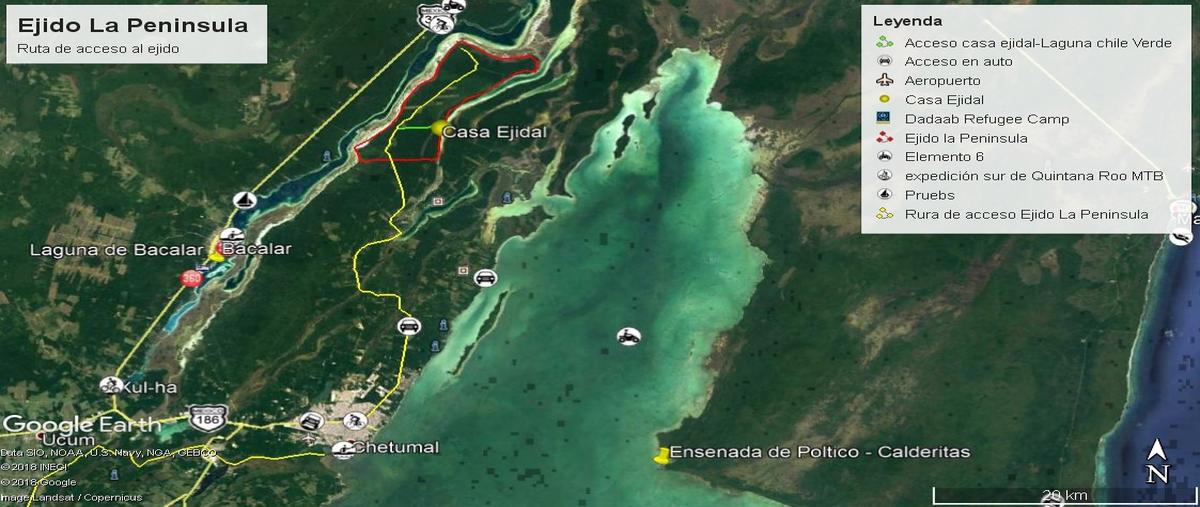 Foto de terreno habitacional en venta en  , laguna guerrero, othón p. blanco, quintana roo, 0 No. 04