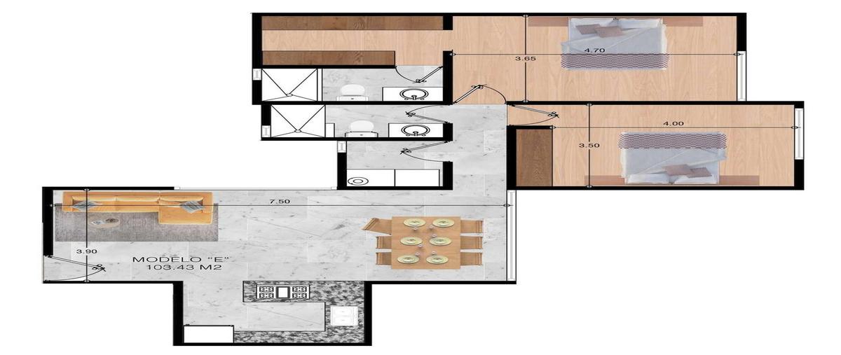Foto de departamento en venta en  , las águilas, san luis potosí, san luis potosí, 30109949 No. 03