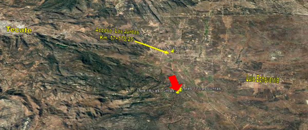 Foto de terreno habitacional en las juntas , santa verónica, tecate, baja california, 27673569 foto 01 Foto de terreno habitacional en venta en las juntas , santa verónica, tecate, baja california, 27673569 No. 01