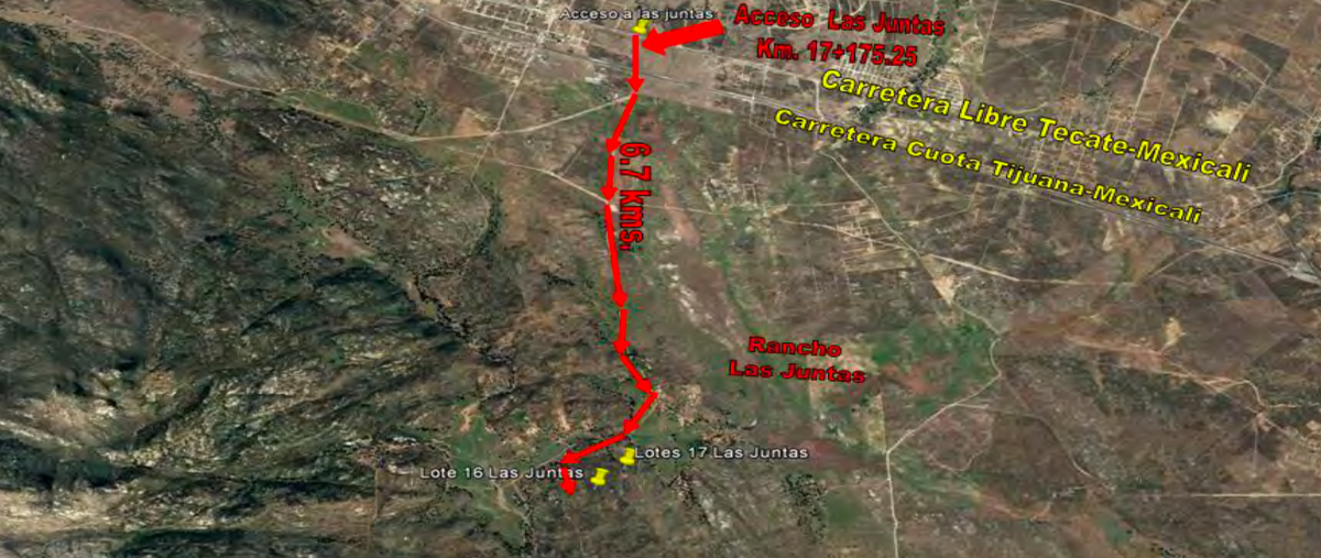 Foto de terreno habitacional en las juntas , santa verónica, tecate, baja california, 27673569 foto 02 Foto de terreno habitacional en venta en las juntas , santa verónica, tecate, baja california, 27673569 No. 02