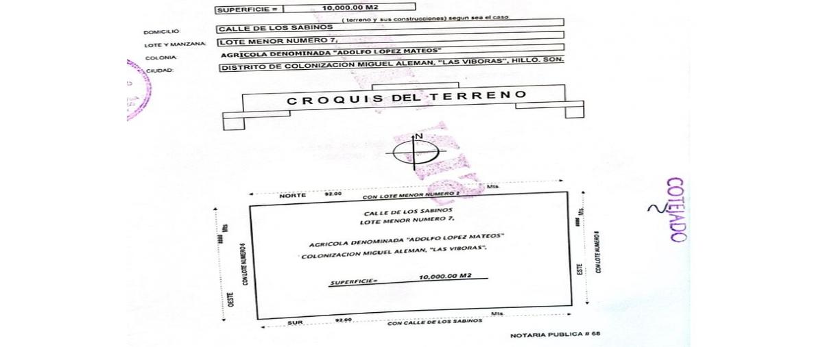 Foto de terreno habitacional en venta en  , las praderas sur (fovissste), hermosillo, sonora, 0 No. 02
