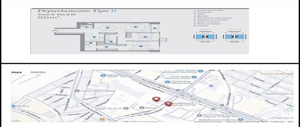 Foto de departamento en lazaro cardenas , balcones del mirador, monterrey, nuevo león, 30418447 foto 01 Foto de departamento en renta en lazaro cardenas , balcones del mirador, monterrey, nuevo león, 30418447 No. 01