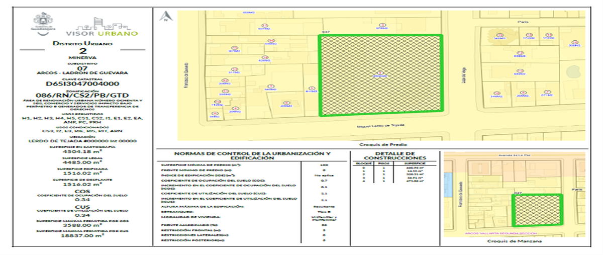 Foto de terreno habitacional en venta en lerdo de tejada , ladrón de guevara, guadalajara, jalisco, 28810259 No. 03
