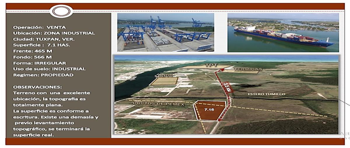 Foto de terreno comercial en venta en libramiento portuario , cobos, tuxpan, veracruz de ignacio de la llave, 19727454 No. 03