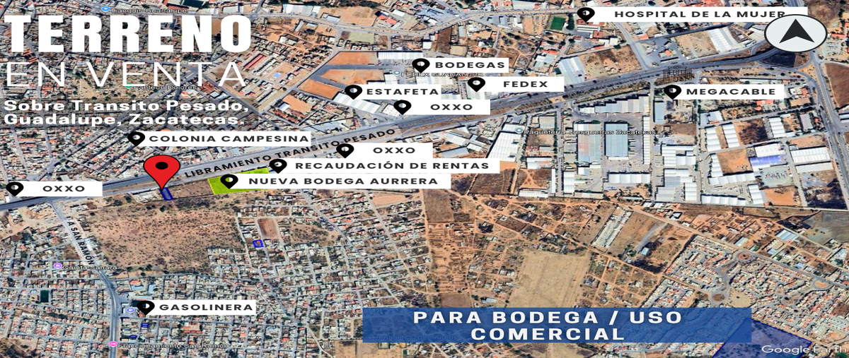 Foto de terreno comercial en libramiento transito pesado , ampliación campesina, guadalupe, zacatecas, 30295664 foto 03 Foto de terreno comercial en venta en libramiento transito pesado , ampliación campesina, guadalupe, zacatecas, 30295664 No. 03