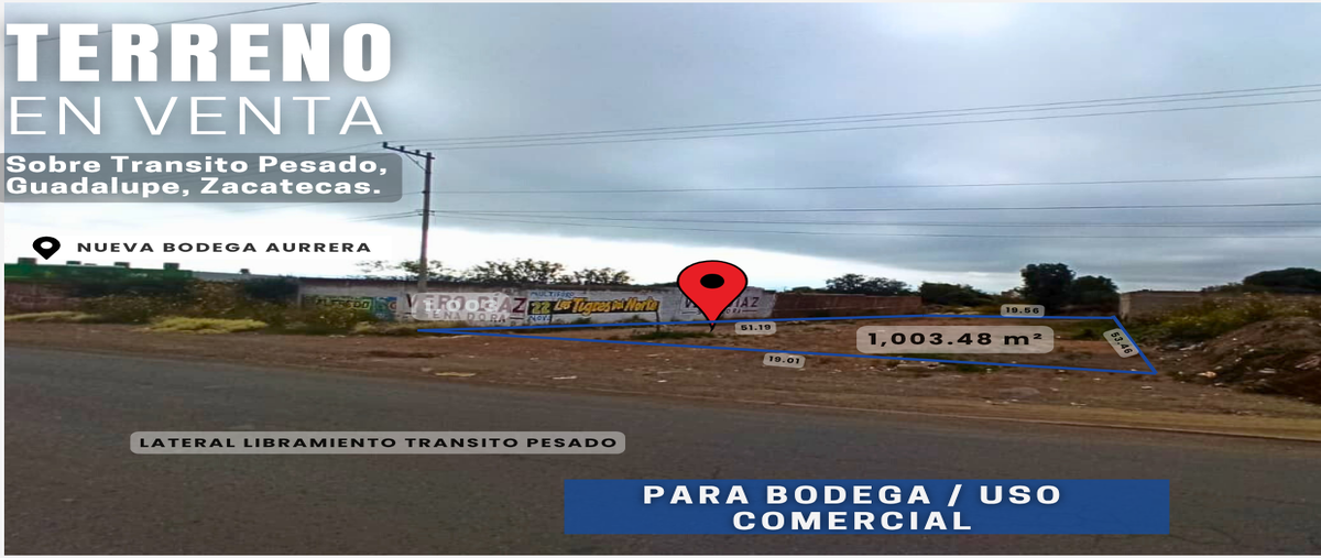 Foto de terreno comercial en libramiento transito pesado , ampliación campesina, guadalupe, zacatecas, 30295664 foto 04 Foto de terreno comercial en venta en libramiento transito pesado , ampliación campesina, guadalupe, zacatecas, 30295664 No. 04