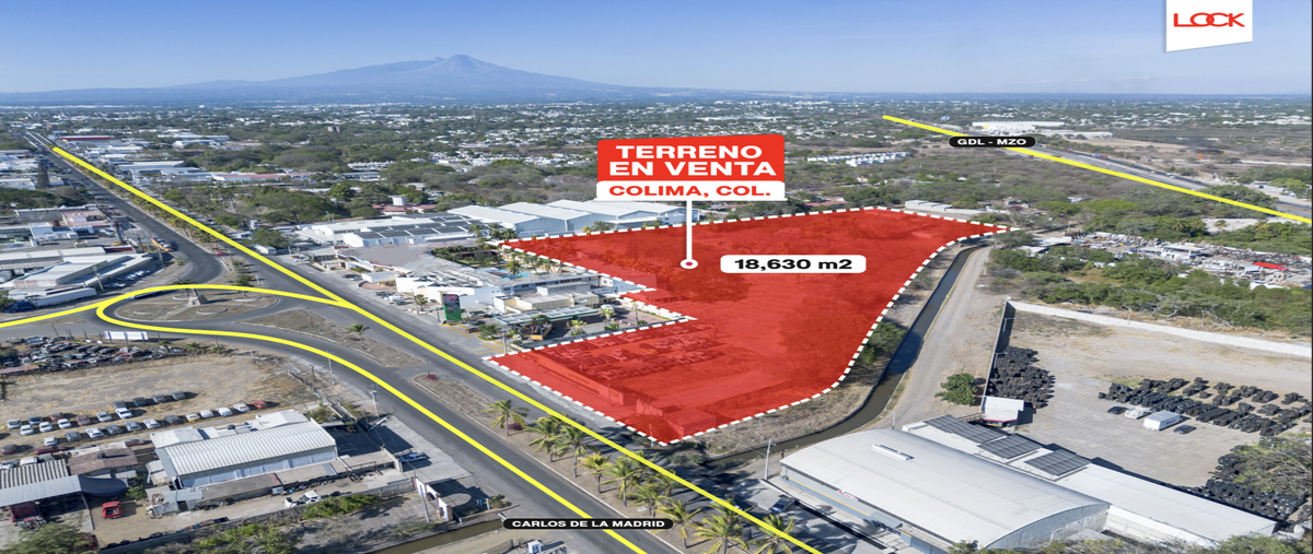 Foto de terreno industrial en licenciado carlos de la madrid bejar , el tecolote, colima, colima, 29761598 foto 01 Foto de terreno industrial en venta en licenciado carlos de la madrid bejar , el tecolote, colima, colima, 29761598 No. 01
