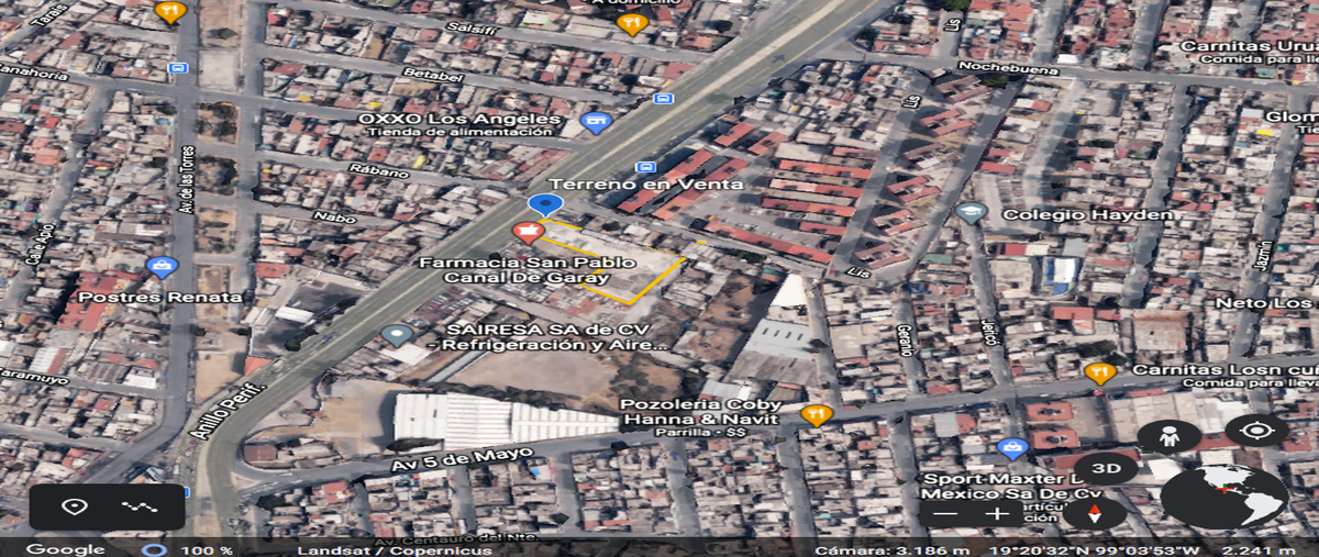 Foto de terreno comercial en venta en lluvia de oro , los ángeles apanoaya, iztapalapa, df / cdmx, 20195418 No. 01