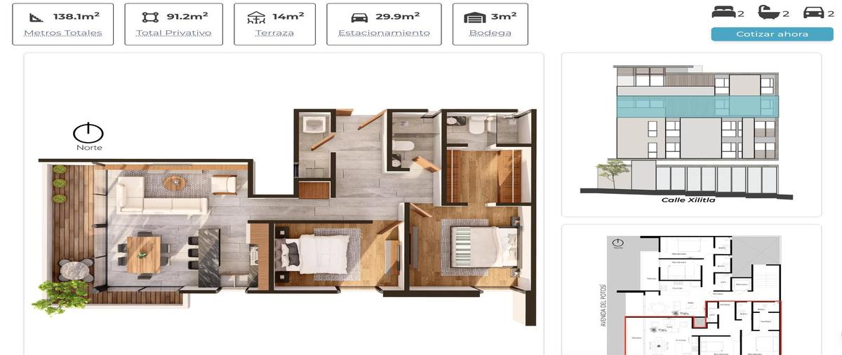 Foto de departamento en venta en  , lomas 1a secc, san luis potosí, san luis potosí, 28902074 No. 03