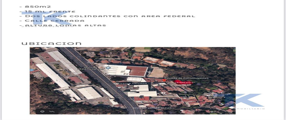 Foto de terreno habitacional en , lomas altas, miguel hidalgo, df / cdmx, 28995144 foto 02 Foto de terreno habitacional en venta en , lomas altas, miguel hidalgo, df / cdmx, 28995144 No. 02