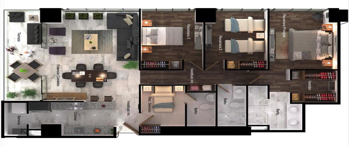Foto de departamento en venta en  , lomas country club, huixquilucan, méxico, 27745635 No. 05