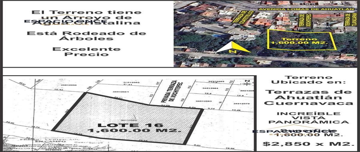 Foto de terreno habitacional en , lomas de ahuatlán, cuernavaca, morelos, 30169357 foto 01 Foto de terreno habitacional en venta en , lomas de ahuatlán, cuernavaca, morelos, 30169357 No. 01