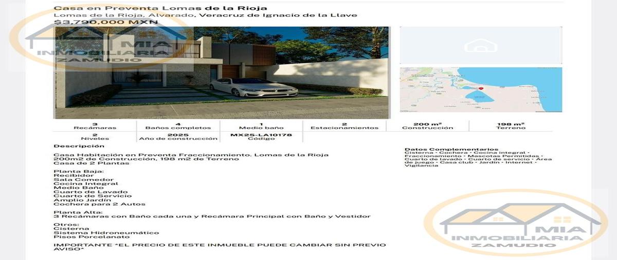 Foto de casa en , lomas de la rioja, alvarado, veracruz de ignacio de la llave, 0 foto 02 Foto de casa en venta en , lomas de la rioja, alvarado, veracruz de ignacio de la llave, 0 No. 02
