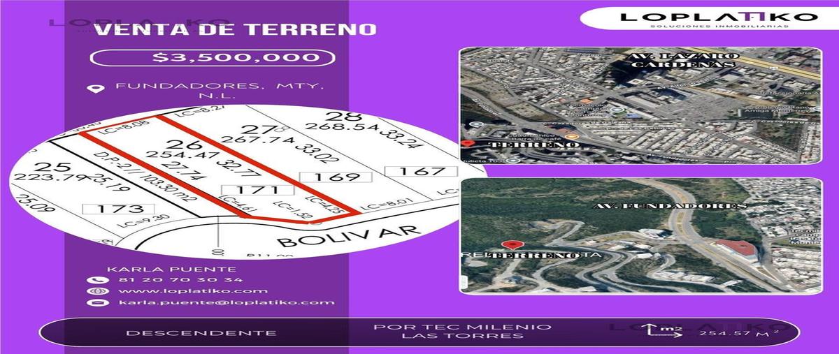 Foto de terreno habitacional en venta en  , lomas de montecristo, monterrey, nuevo león, 0 No. 03