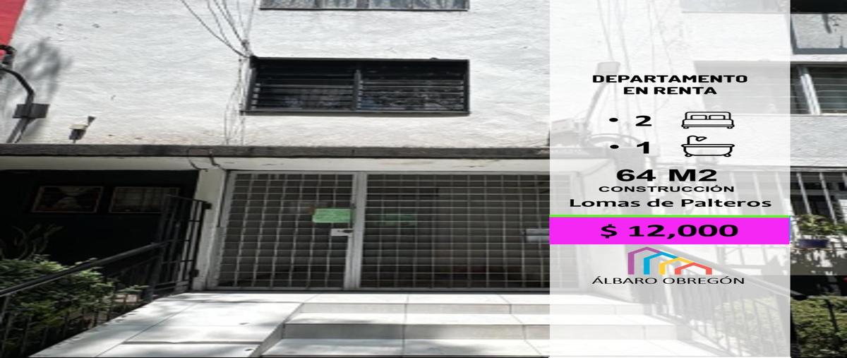 Foto de departamento en renta en  , lomas de plateros, álvaro obregón, df / cdmx, 0 No. 01