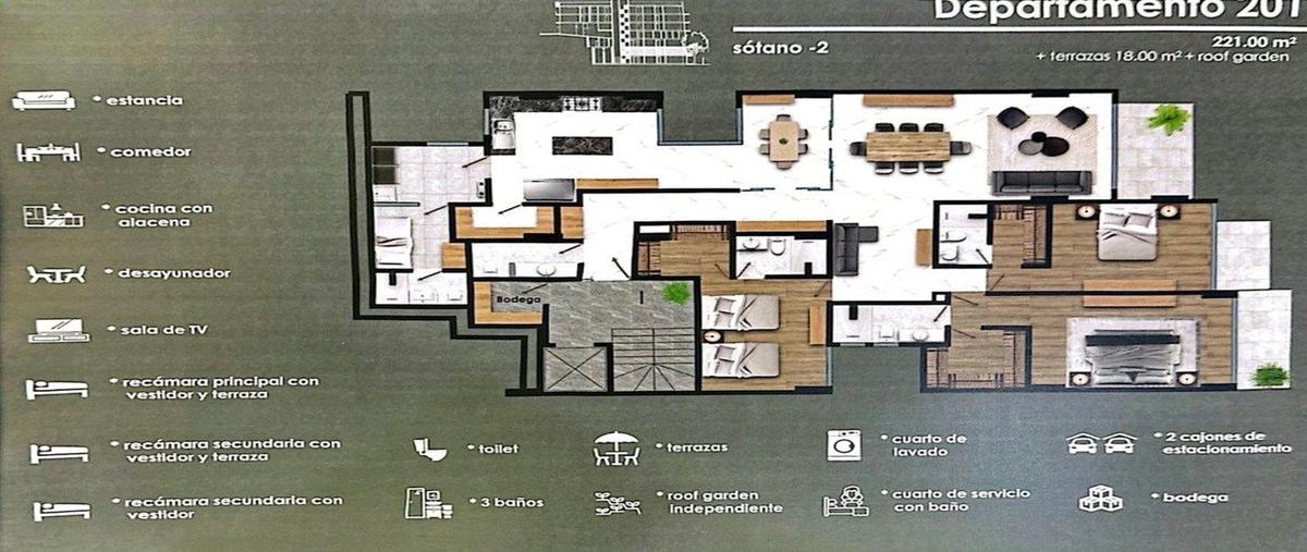 Foto de departamento en venta en  , lomas de tecamachalco sección cumbres, huixquilucan, méxico, 0 No. 05