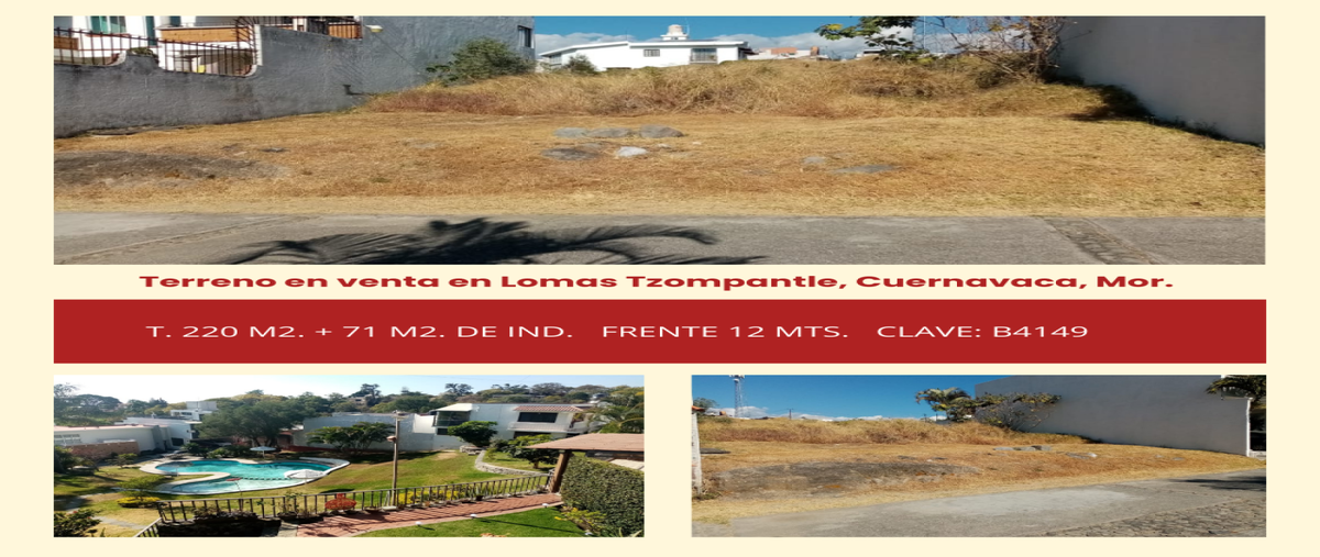 Foto de terreno habitacional en , lomas de zompantle, cuernavaca, morelos, 29973376 foto 01 Foto de terreno habitacional en venta en , lomas de zompantle, cuernavaca, morelos, 29973376 No. 01