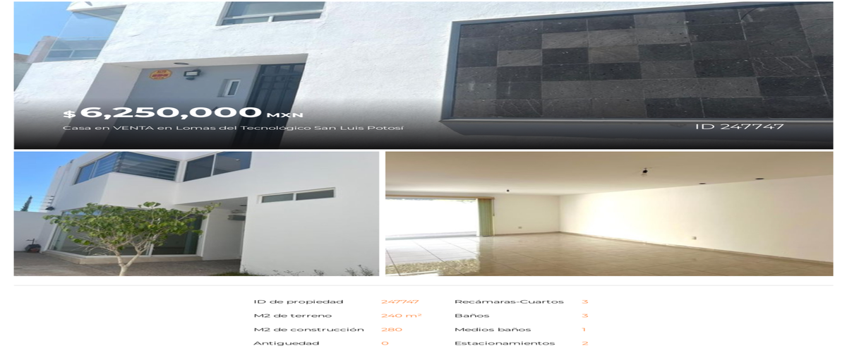 Foto de casa en venta en lomas del tec , lomas del tecnológico, san luis potosí, san luis potosí, 29977403 No. 01