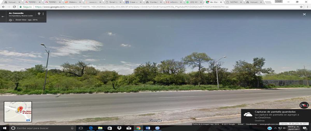 Foto de terreno habitacional en renta en  , los molinos san francisco, apodaca, nuevo león, 6721062 No. 01