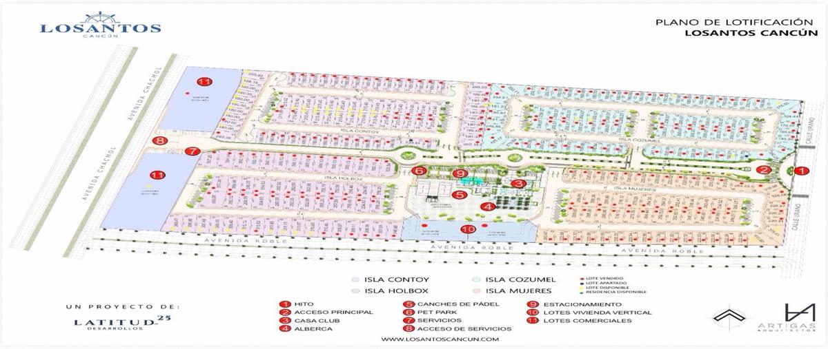 Foto de terreno habitacional en venta en  , los santos, benito juárez, quintana roo, 0 No. 05