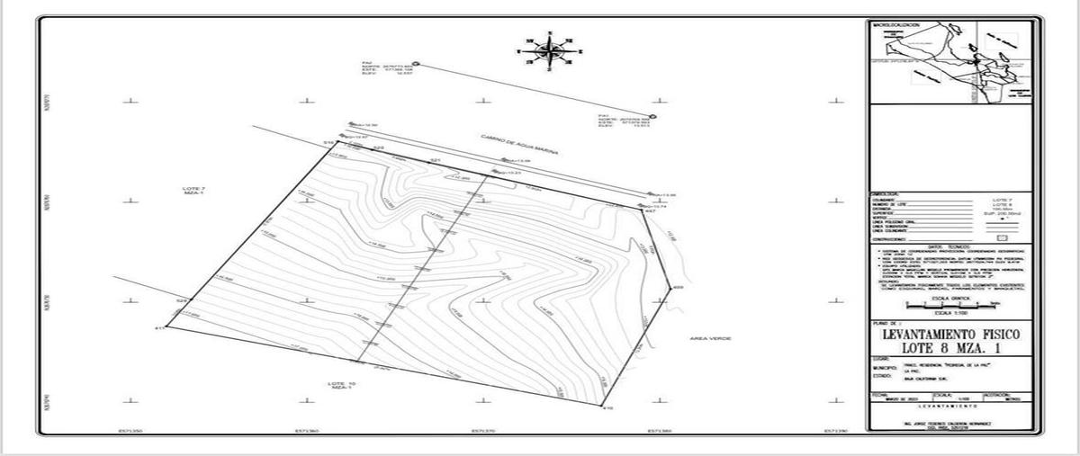 Foto de terreno habitacional en venta en lot pedregal la paz #8 agua marina, la paz , pedregal de la paz, la paz, baja california sur, 0 No. 05